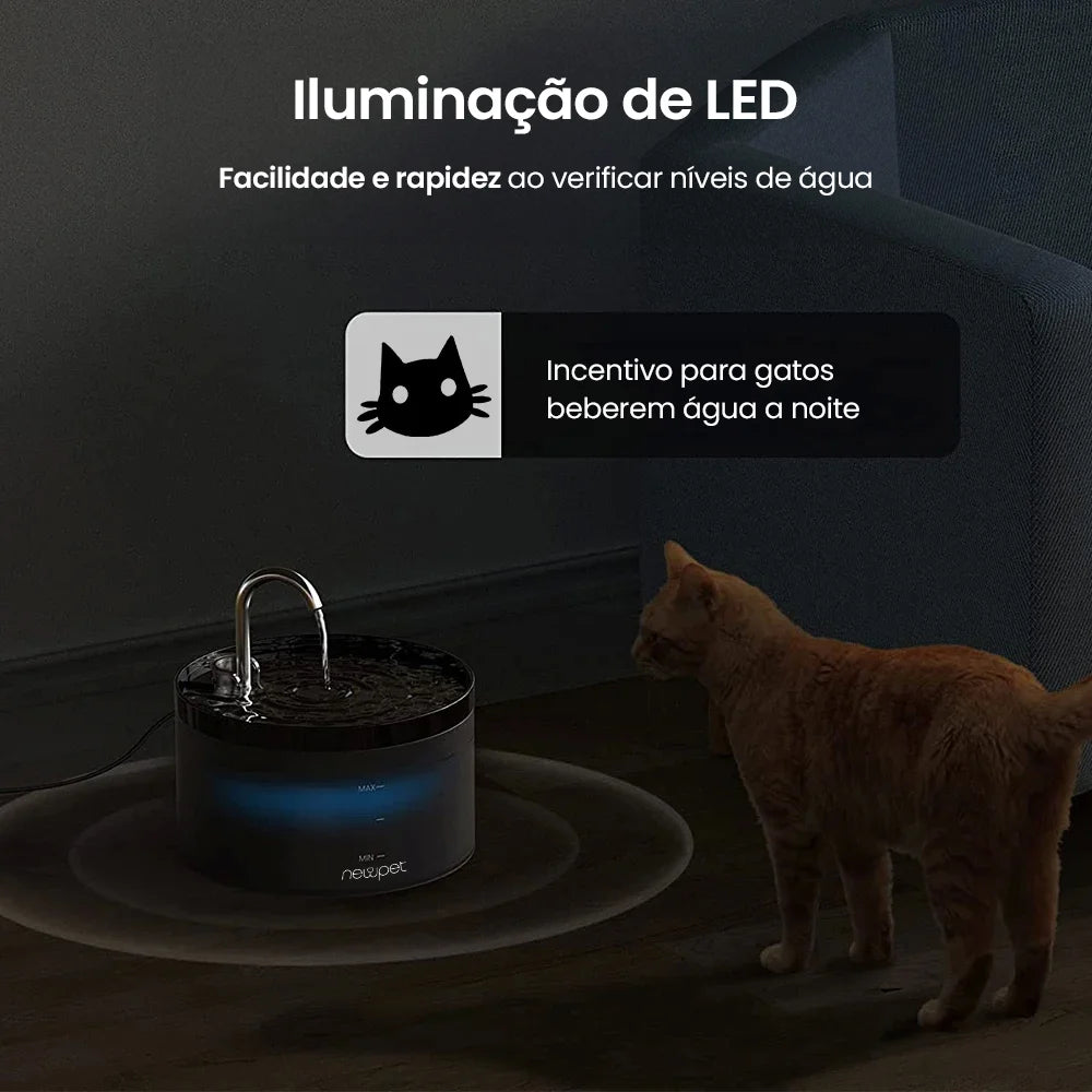 Bebedouro Newpet Preto- 2L