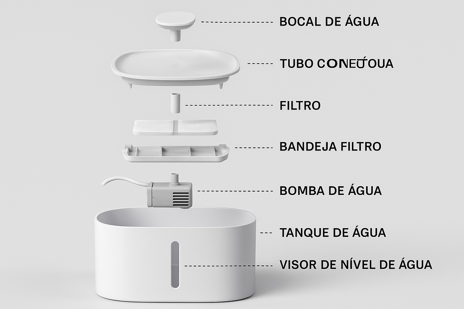 Diagrama realista do bebedouro