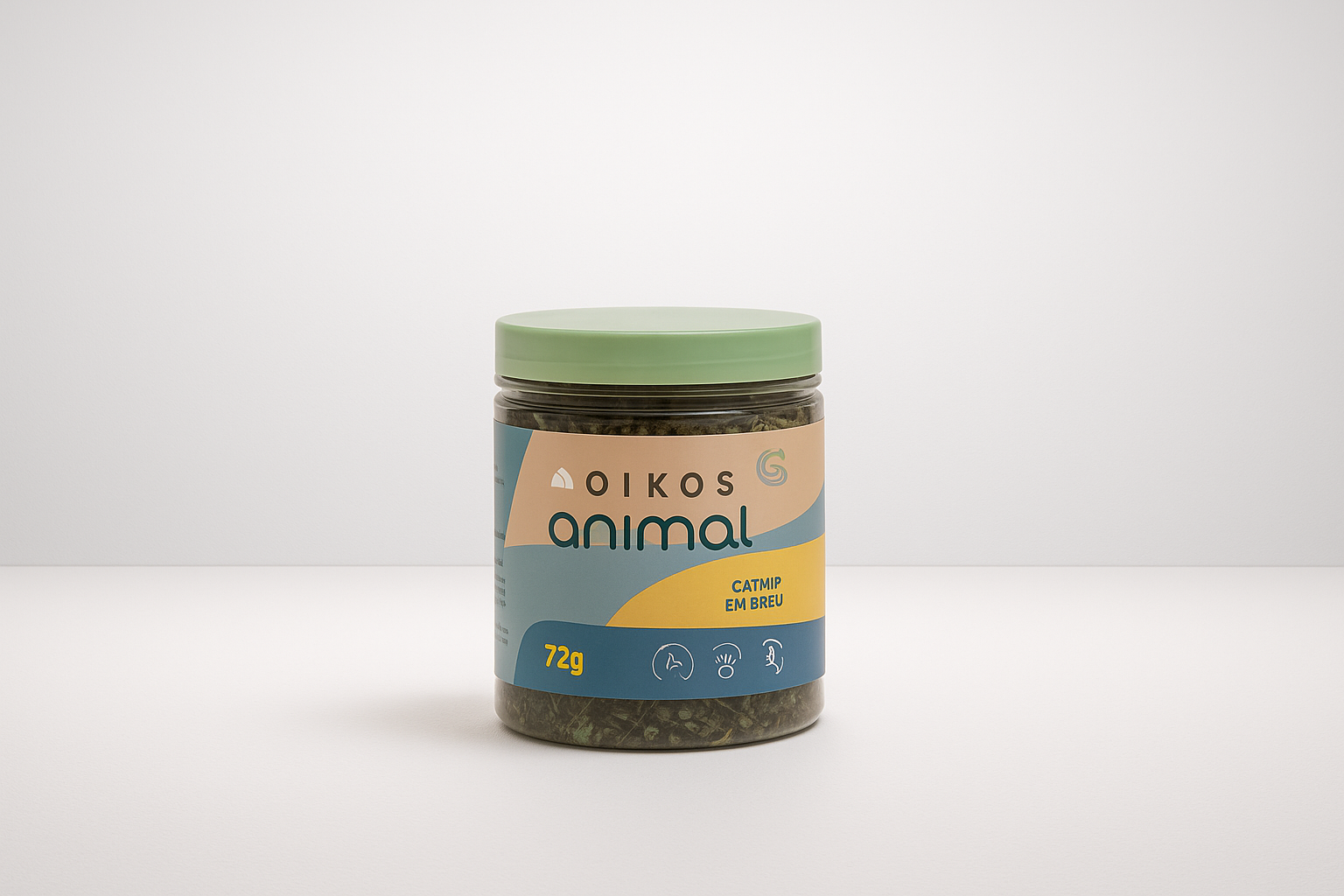 Pote de ração OIKOS animal com sombra