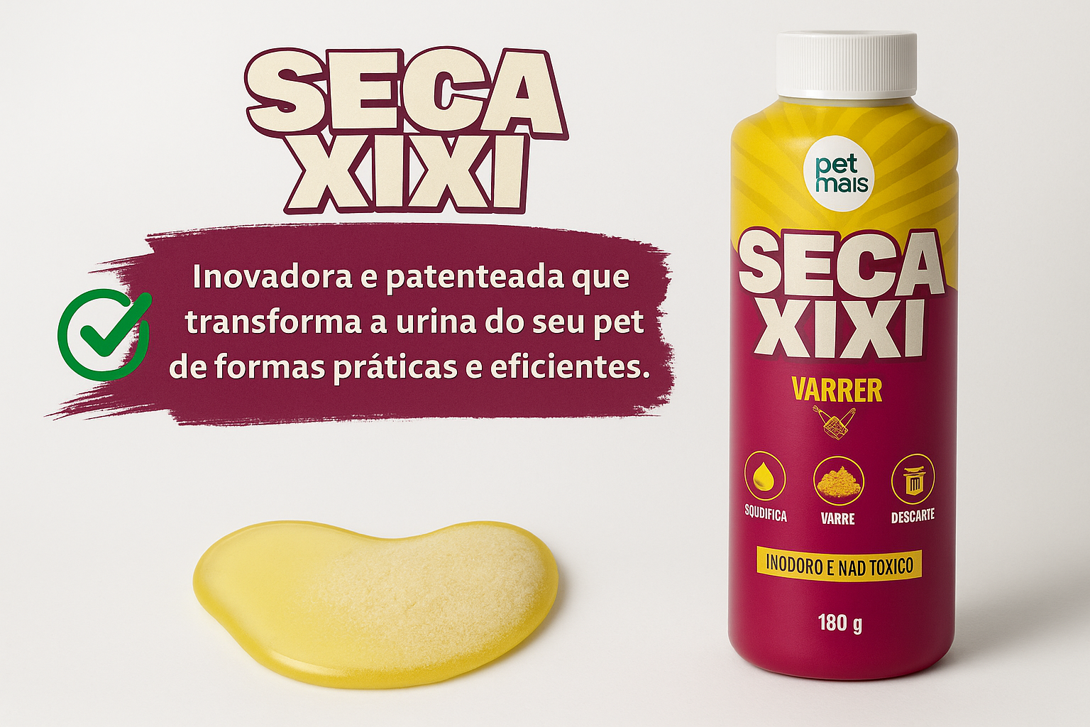 SECA XIXI realista com fundo branco